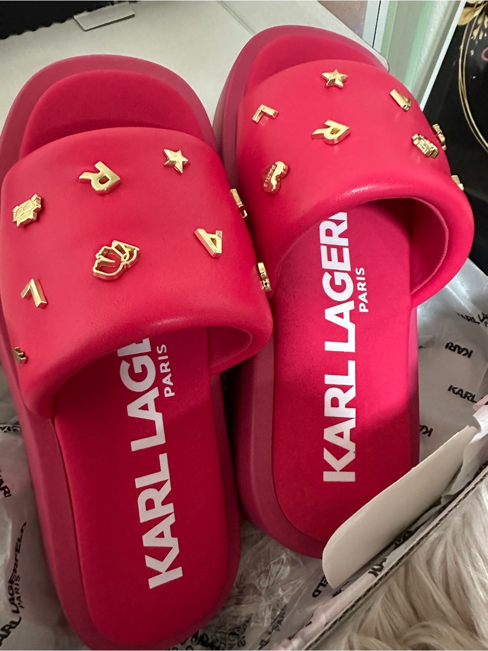 Karl Largerfeld Sandal Size 5